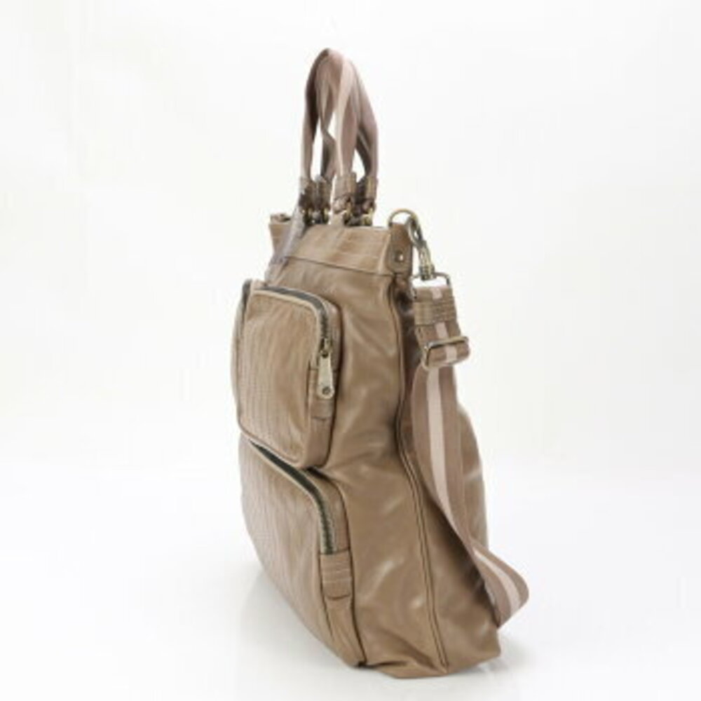 Burberry leather shoulder bag messenger business tote ERE - Picture 3 of 14